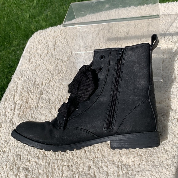 Mermaid sequins biker boot lace up - Picture 4 of 9